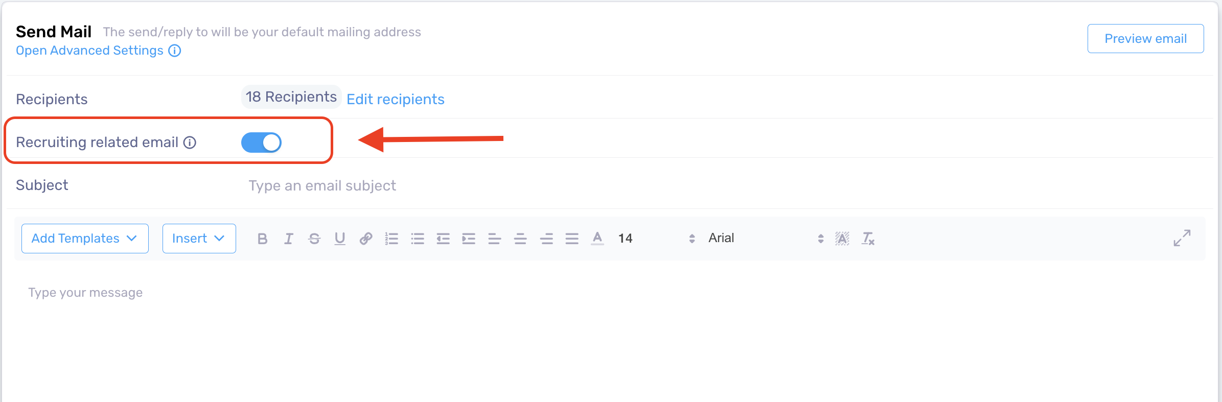 Send Step 2 - indicate recruiting email.png